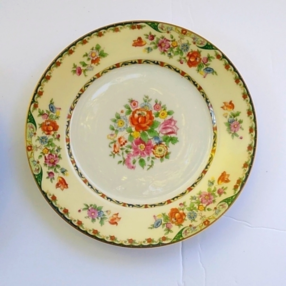KPM - Vintage Discontinued Kingsley Pattern -7 1/2" Floral Plates - Picture 3 of 7